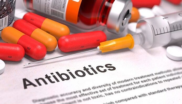 prostatitisaren aurkako antibiotikoak